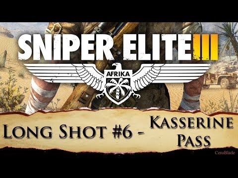 Sniper 3 Elite long shot location #6 - Kasserine Pass