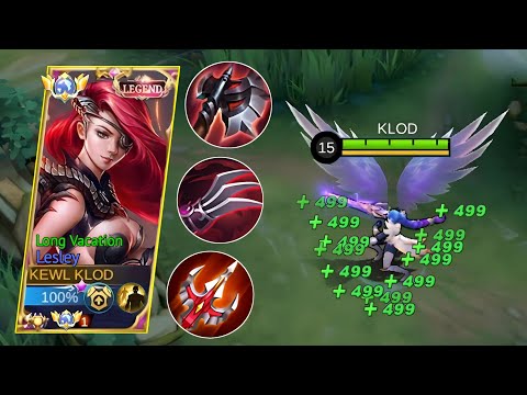 MOONTON THANK YOU FOR THIS LESLEY LIFESTEAL BUILD!🔥