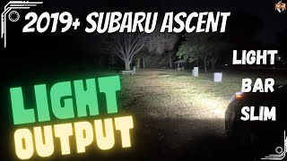Subaru Ascent Light Output LED Light Bar SLIM | M&R Automotive