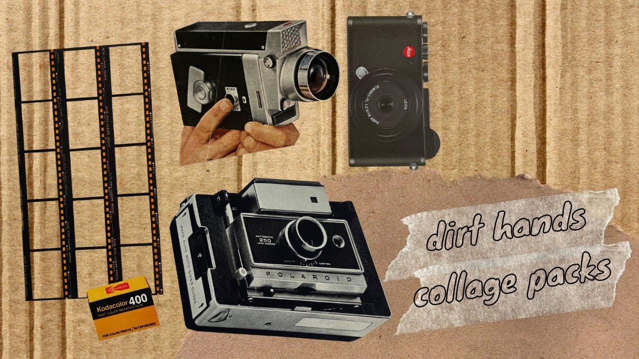 Dirt Hands Digital Collage Pack! Process+Result