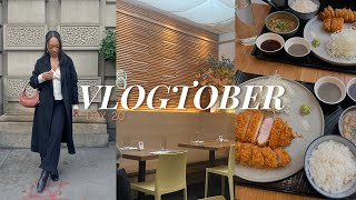 VLOGTOBER DAY 20🍁 |lunch date in west village , trying 콘반 & finally sunny in NYC