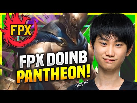 DOINB IS SO CLEAN WITH PANTHEON! - FPX Doinb Plays Pantheon Mid vs Akali! | KR SoloQ Patch 10.22