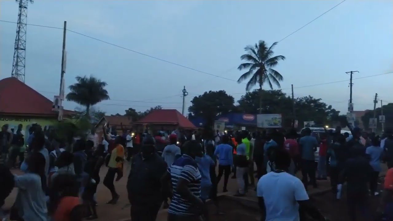 Voters Celebrate Bobi Wine Polling Station win at Kitebi Primary School on 14th Jan 2021