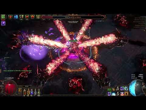 [Path of Exile 3.26] Pathfinder, Forbidden Rite Poison. Uber Sirus Full run,  Swimming in the storm
