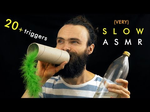 45 minutes Slow \u0026 Gentle ASMR (20+ triggers: Whispering, tapping, mouth sounds, scratching+)