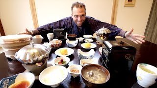 Traditional JAPANESE Breakfast at Arai Ryokan + Japanese ONSEN TOWN Tour | Shuzenji, Japan