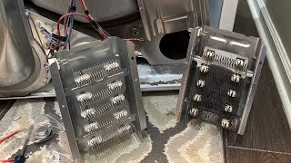 Replacing the heating element on a Maytag WED4815EW1 dryer