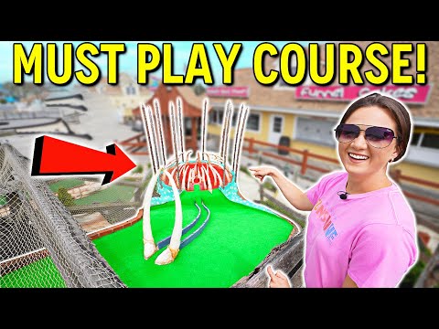 We've NEVER Seen a Mini Golf Course Do This! - EPIC One of a Kind Course!