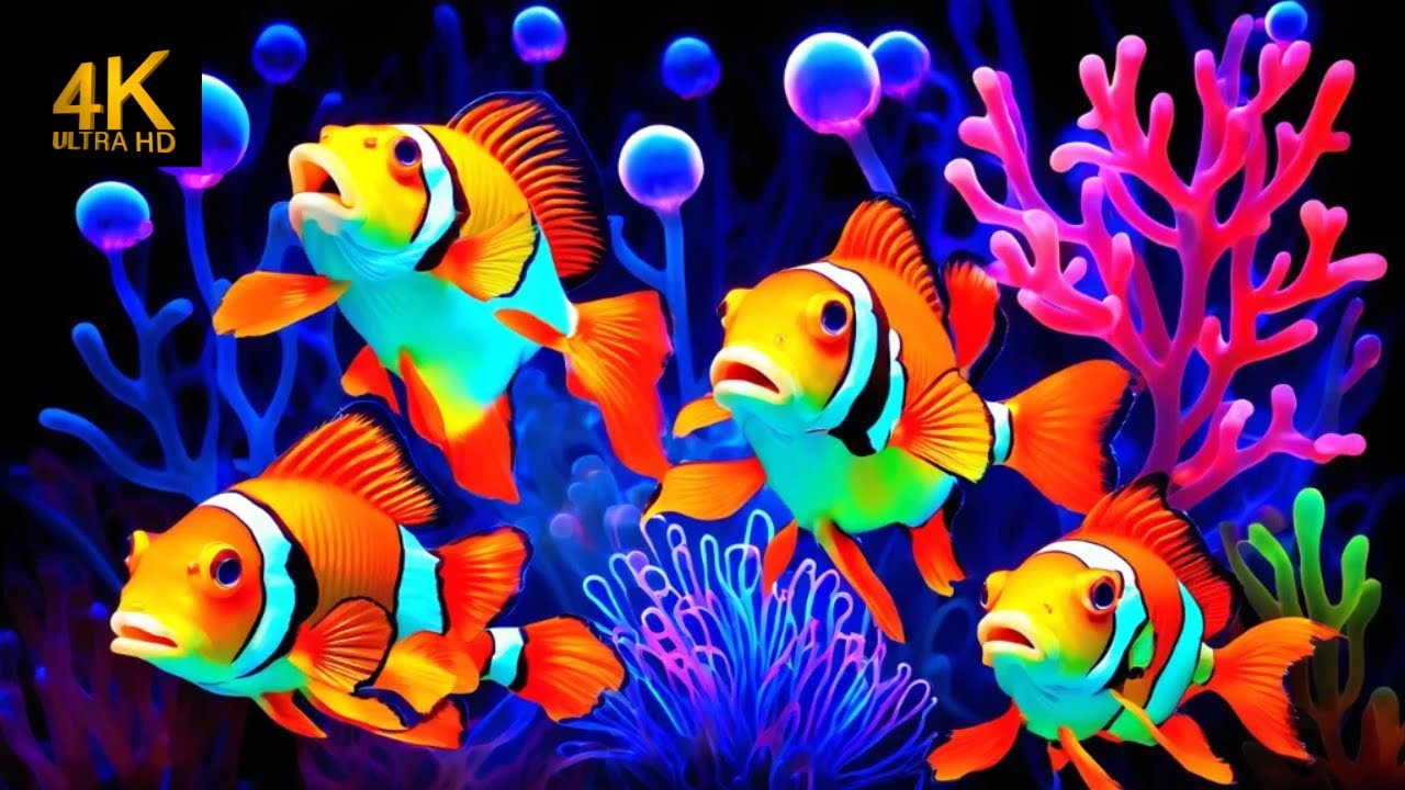 The Best 4K Aquarium - Explore the Stunning World of Sea Jellyfish and Beautiful Coral Reef Fish. #8