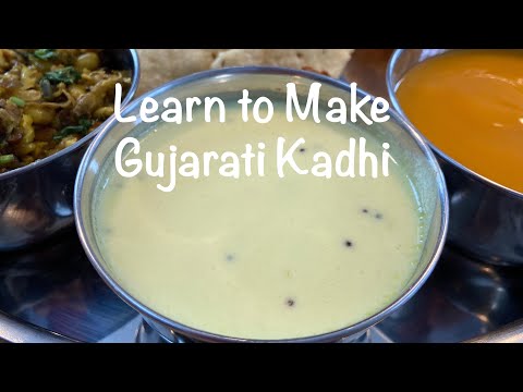 How to Make Gujarati Kadhi | Kadhi Recipe | Besan Kadhi Recipe | Gujarati Kadhi | Vegan Kadhi