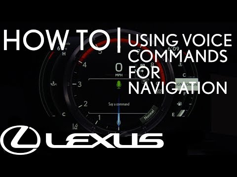 How-To Use Voice Commands for Navigation | Lexus