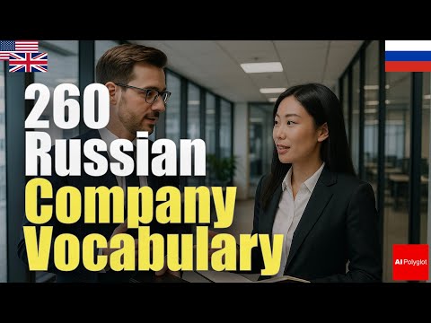 260 Russian Company Vocabulary | Passive listening | Must-Know | with hiragana