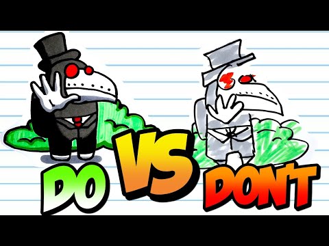 SCP 049 Cool DO & DON'T PLAGUE DOCTOR Drawing #Shorts