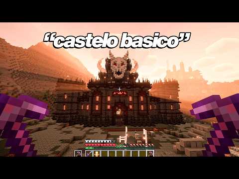 Construí uma BASE SIMPLES no Minecraft