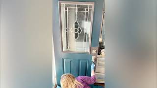 How to Paint Your Front Door I No Brush Strokes I Budget Friendly I No Sprayer I DIY I Affordable