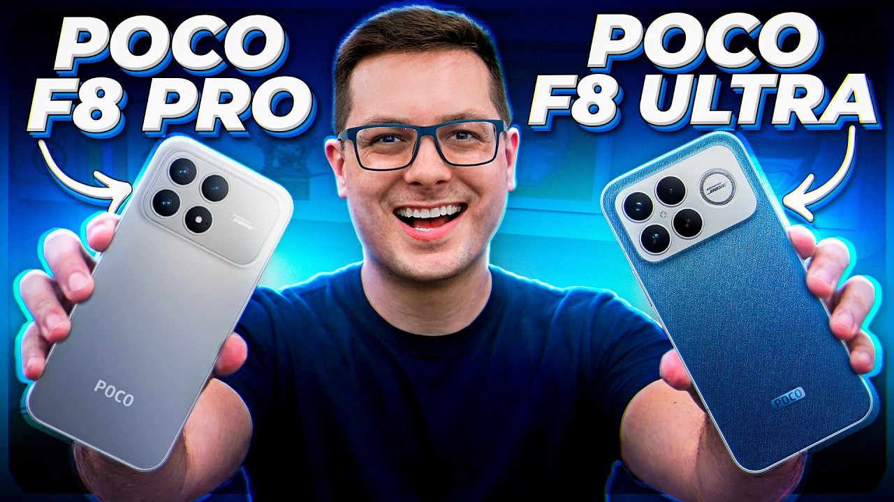 Desempenho BRUTO: POCO F8 Pro e Ultra Destroem Tudo? 💪