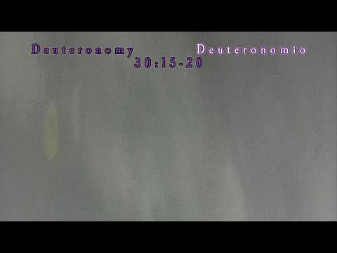 Choose Life & Follow Him | Escoge la Vida y Síguele (Deut. 30 & Luke 9)