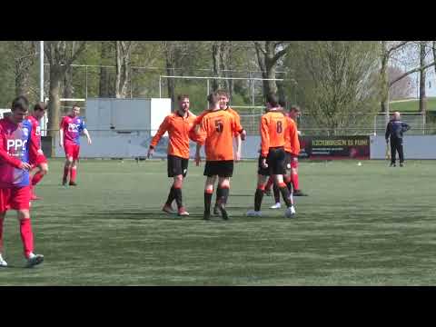 16 april 2022 CDW 2 - VV De Meern 2 com 3-5 Prachtgoal Jurren, assist Sjors (1-2)