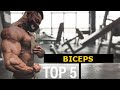 TOP 5 EXERCITII PENTRU BICEPS |CELE MAI EFICIENTE EXERCITII PENTRU UN BICEPS DE INVIDIAT #fitness
