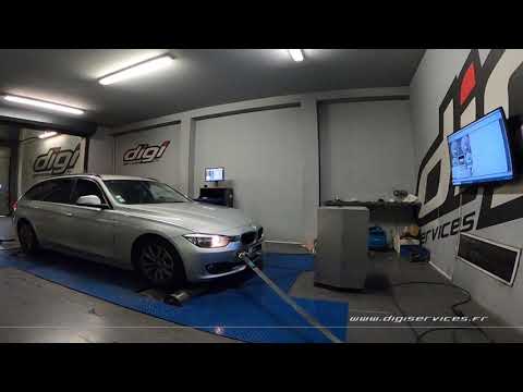 BMW 316D 115cv AUTO Reprogrammation Moteur @ 178cv Digiservices Paris 77 Dyno