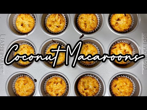 Filipino Coconut Macaroons | Super easy dessert recipe | Leyra Anne