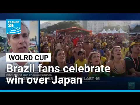 Reaction from Rio after Brazil's last-gasp World Cup win against Japan