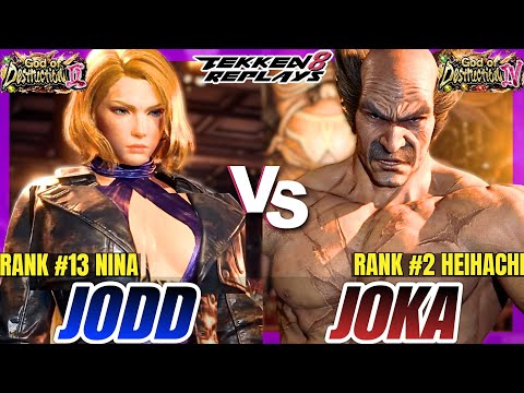 Tekken 8 - Jodd (Nina) vs Joka (Heihachi) - Epic Player Match