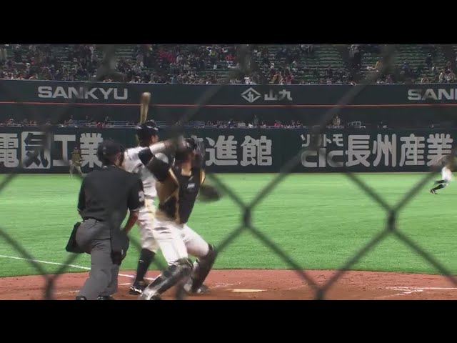 【7回裏】ファイターズ・清水が完璧な送球で盗塁阻止!! 2017/3/7 H-F