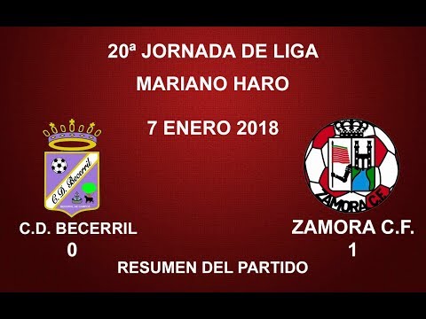 C.D. BECERRIL 0-1 ZAMORA C.F.: RESUMEN DEL PARTIDO