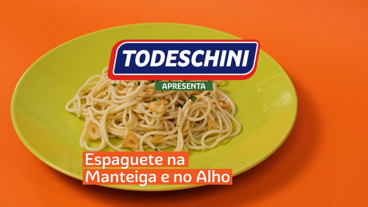 Espaguete na Manteiga e no Alho