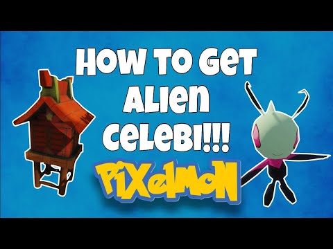 How to get a alien celebi in MINCRAFT PIXELMON!!!