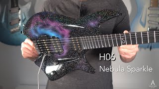 Video thumbnail for Aristides H/06 Nebula Sparkle - Full Demo by Aristides Guitars