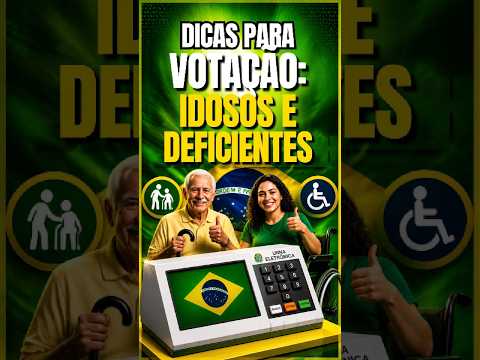 Dicas de Votação: idosos e deficientes #eleição #eleitores #natividade #tocantins #brasil
