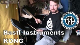 Video thumbnail for Superbooth 2017: Bastl Instruments Kong Dual Drum Pad Interface by sonicstate