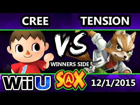 S@x 126 - Cree (Villager, Peach) Vs. Arc | Tension (Fox) SSB4 Tournament - Smash Wii U - Smash 4