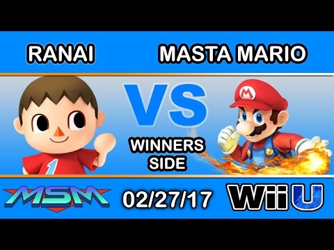 MSM 87 - Ranai (Villager) Vs. FD | Masta Mario (Mario) Winners Side - Smash Wii U