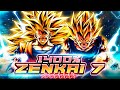 Z7 1400 14 LF SSJ3 GOKU AND VEGETA UNLEASHED MUCH IMPROVED ZENKAI Dragon Ball Legends