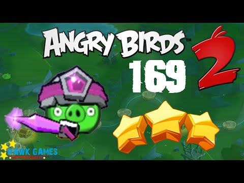 Angry Birds 2 - 3 Stars Walkthrough Level 169 [4K 60FPS]
