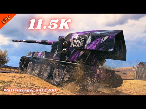Waffenträger auf E 100  11.5K Damage 9 Kills & 11K Dmg 9 Kills | World of Tanks | Mir Tankov