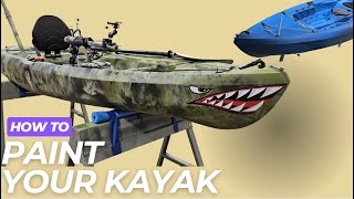 How to Camo Paint Your Kayak