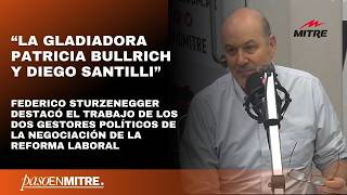 Sturzenegger destacó el trabajo de los 2 gestores políticos de la negociación de la reforma laboral