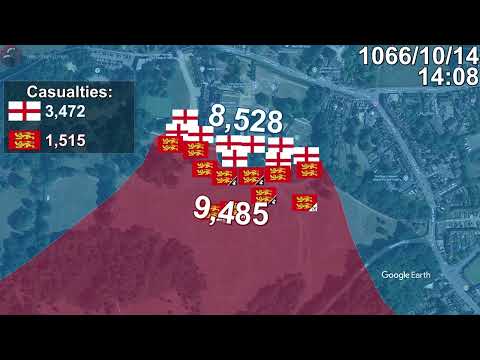 The Battle that Changed the English Language: Battle of Hastings using Google Earth