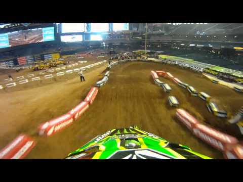 GoPro HD:  Broc Tickle Practice - Phoenix Monster Energy Supercross 2011