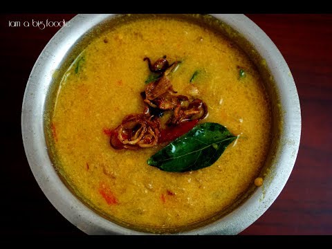 Colocasia tamarind curry Karunai kizhangu gravy for rice karunai kilangu puli kulambu