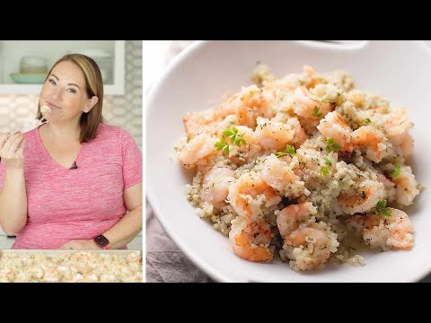 Garlic Butter Shrimp and Cauliflower Rice