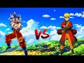 who is strongest | dragon ball vs naruto  | goku mui vs naruto rage mode