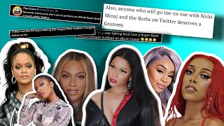 Disrespect NICKI=GRAMMY?| Fans COMPARE Beyonce and Rihanna NUMBERS!|Saweetie Superbowl| Megan HIATUS