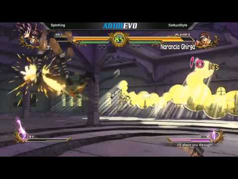 EVO2014 "AnimEVO" JojoASB - M07 SpinKing (LisaLisa) VS SaikyoStyle (Narancia)