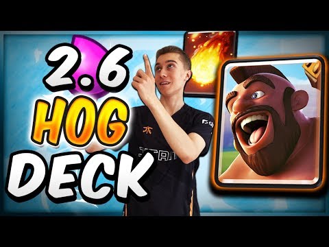 DESTROYING LEVEL 13 NOOBS w/ 2.6 HOG RIDER DECK On My Mini! — Clash Royale