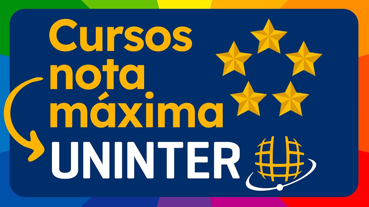 24 Cursos EAD da UNINTER com Nota Máxima no MEC